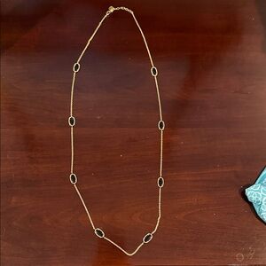 Kendra Scott Gold and Black Necklace